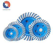 7' 180mm Hot Press Sintered Segment 80Mm Diamond Grinding Cup Wheel